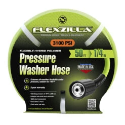 Legacy Mfg - Flexzilla Pro 1/4inX50' Washer Hose -Imperial Black Shop 1909525 8 59705.1660244026