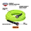 Legacy Mfg - Flexzilla 5/16X25' Pressure Washer Hose With M22 Fittings -Imperial Black Shop 1909530 6 14322.1673454249