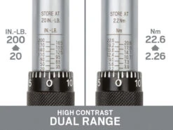 Tekton - 1/4 Inch Drive Click Torque Wrench - 20-200 In. -lb -Imperial Black Shop 1957935 02 49796.1631127020