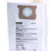 DeWALT - High Efficiency Filter Bag - 3 Pack - For 6-10 Gallon Wet/Dry -Imperial Black Shop 2056620 87446.1673454154