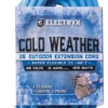 Electryx Cold Weather Outdoor Extension Cord 25 FT Blue -Imperial Black Shop 2170665 50057.1673453819
