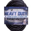 Electryx Heavy Duty Indoor/Outdoor Extension Cord 100 FT Black -Imperial Black Shop 2170670 23117.1673453818