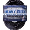 Electryx Heavy Duty Indoor/Outdoor Extension Cord 50 FT Black -Imperial Black Shop 2170680 53652.1673453818