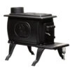 US Stove 900 Sq. Ft. Small Cast Iron Wood Stove - 2020 EPA Certified -Imperial Black Shop 2299825 01 31573.1673454269