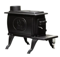 US Stove 900 Sq. Ft. Small Cast Iron Wood Stove - 2020 EPA Certified