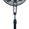Comfort Zone Quiet 3-Speed 18in Oscillating Pedestal Fan