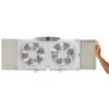 Lasko - Electrically Reversible Twin Window Fan With Remote Control - White -Imperial Black Shop 2773640 1 48008.1675207599