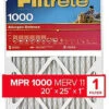 Filtrete 9803-4 Air Filter, 20 In L, 25 In W, 11 MERV, 1000 MPR -Imperial Black Shop 91527464 1 39250.1673549140