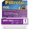 FILTER AIR 1500MPR 20X25X1IN -Imperial Black Shop 93746831 1 02301.1673549138
