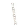 Louisville L-2324-20 Extension Ladder, 240 In H Reach, 200 Lb, 1-1/2 In D Step, Aluminum -Imperial Black Shop 93977998 1 97088.1673557319