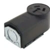 Cooper Wiring 112 Range Electrical Receptacle - 125V 50A 3 Pole/3Wire -Imperial Black Shop 96166235 67978.1673453801