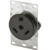Cooper Wiring 125 Volt Straight Blade Power Receptacle -Imperial Black Shop 96171342 45953.1673453801