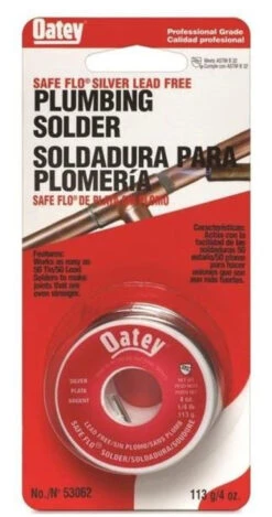 Oatey Safe Flo Wire Solder - .25 Lb.