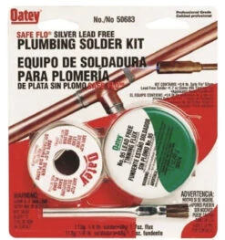 Oatey Safe Flo Plumbing Wire Solder Kit - .25 Lb. Silver Gray