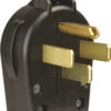 Cooper Wiring Angle Electrical Plug - Black