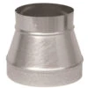 Imperial 4" X 3" Uncrimped Galvanized Stove Pipe Reducer -Imperial Black Shop 96710941 48880.1673454217