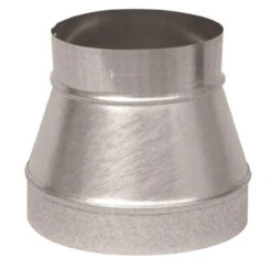 Imperial 4" X 3" Uncrimped Galvanized Stove Pipe Reducer