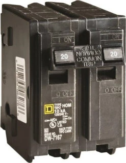 Homeline Standard Circuit Breaker 20 Amp 2 Pole