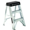 Louisville 2' Aluminum Folding Step Ladder -Imperial Black Shop 96966014 18631.1673454166