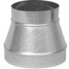 Imperial 6" X 5" Galvanized Increaser/Reducer -Imperial Black Shop 98168726 30531.1673454212