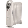 Homebasix Mini Oil Filled Radiator Electric Heater 700 Watts -Imperial Black Shop 98306748 26307.1673454251
