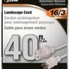 Powerzone 40 Ft Extension Cord - White -Imperial Black Shop 99762394 17968.1673453819