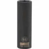 DeWALT Metric Deep Impact Socket, 6-Point, Black Oxide, 1/2-In. Drive, 15mm -Imperial Black Shop P1617435 1 31009.1677266111